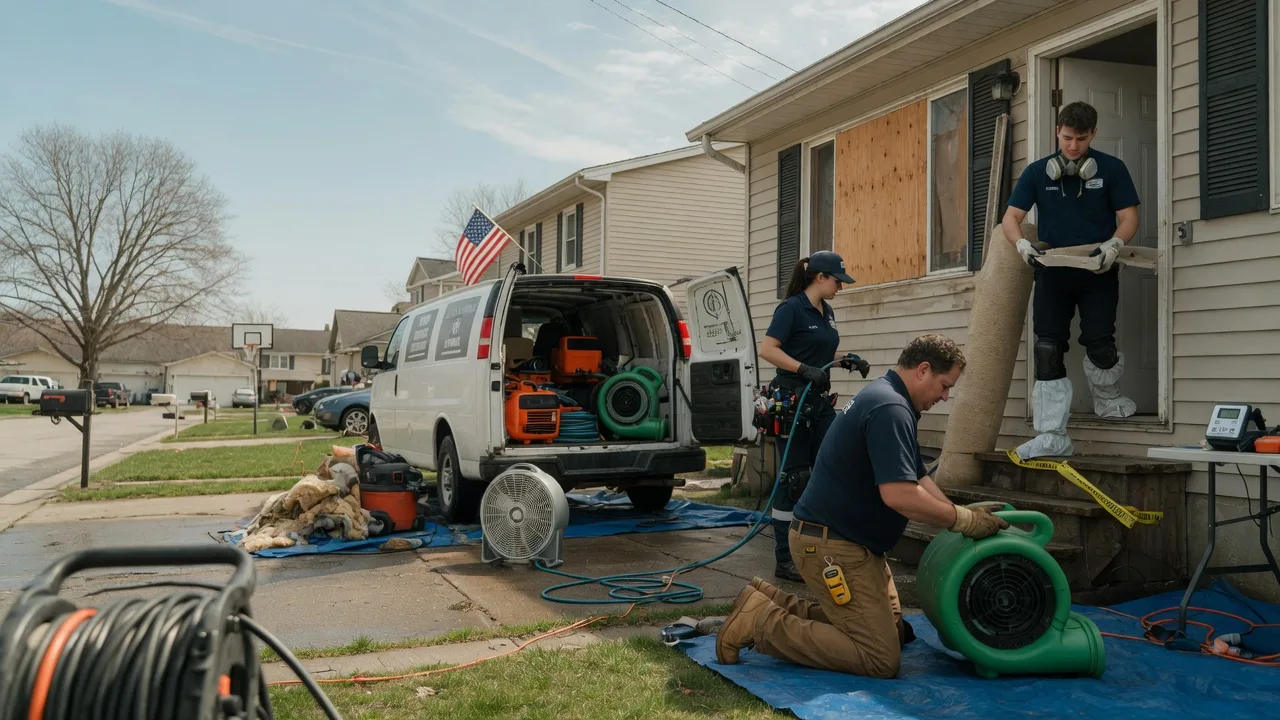 Water Damage Restoration in Middleton, MI near me
